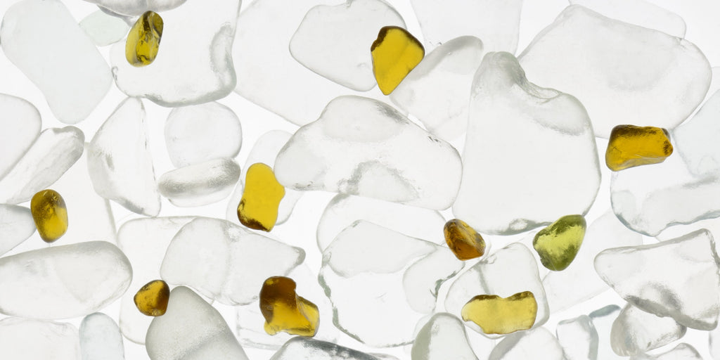 Vetro di Mare: Weiss Gelb